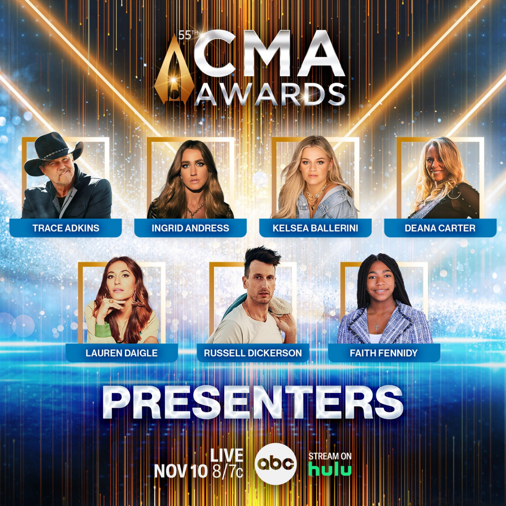 Presenters for the 55th Annual CMA Awards Announced WWQQFM